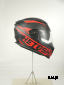 Шлем интеграл HETOSHI FF938 double visor Цв.Черно-красный Матовый р.XL
