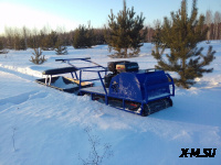 Мотобуксировщик Альбатрос-XLV 9 тележки, 1450 мм