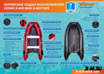 Лодка Smarine X-AIR MAX 380(X-MOTORS EDITION)
